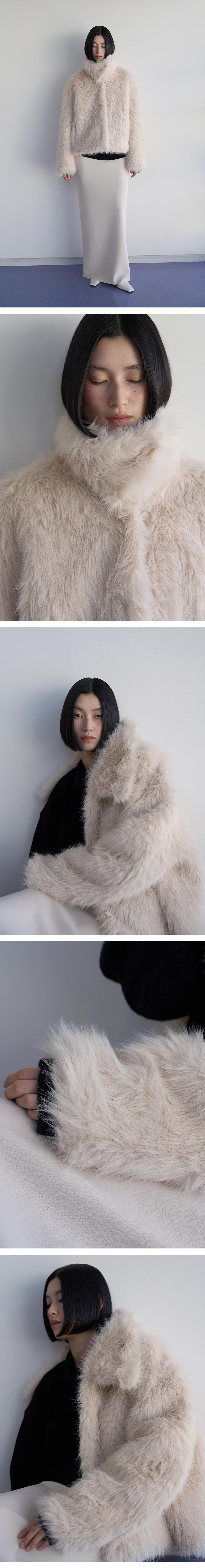 ONE * 하이카라퍼자켓_크림