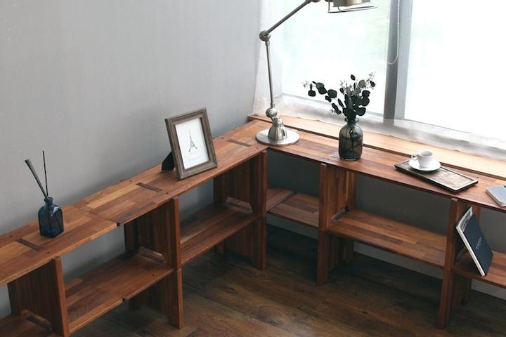 프리미엄 다크 일파만파 북선반 4colors