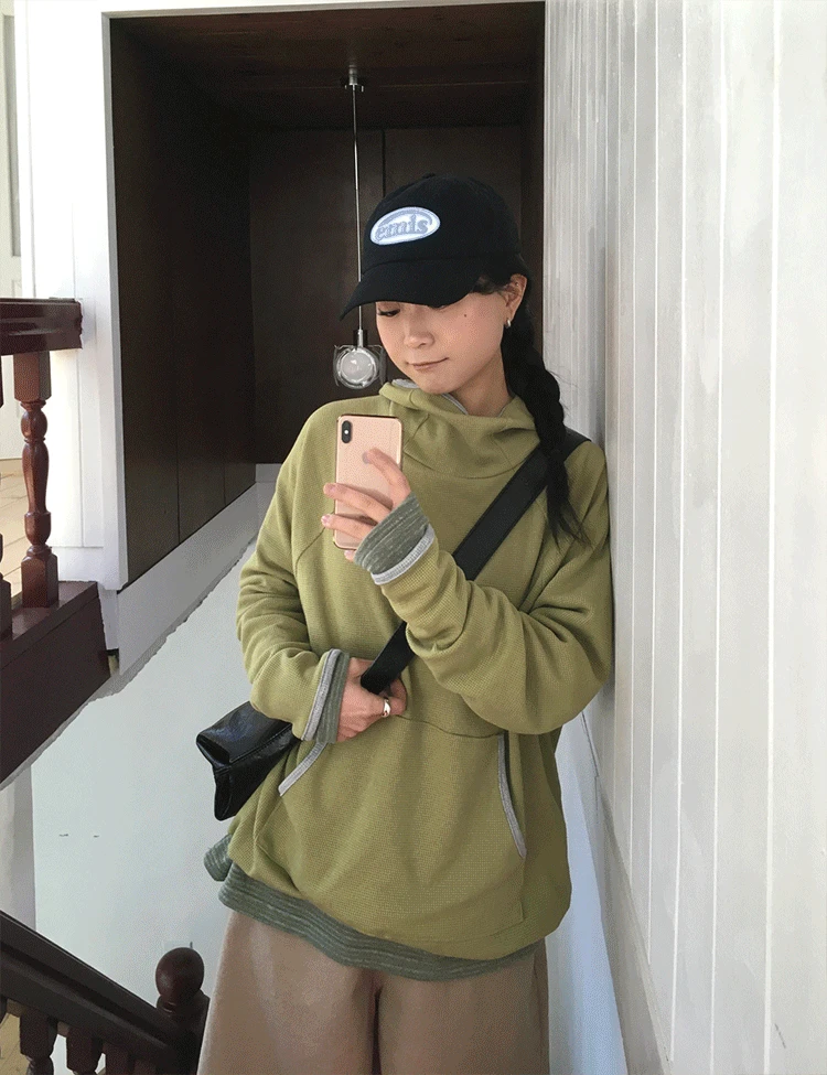 [new5%] 시미 루즈핏 워머 후드 (3color)