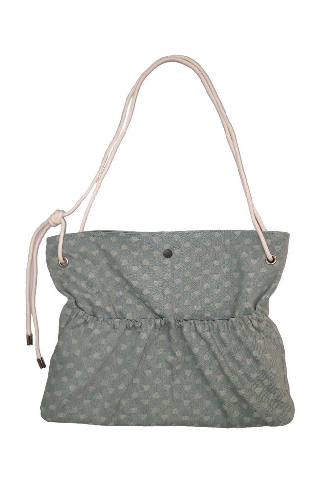 [y0bag] 빈티지 도트 데님백 데일리백 핸드메이드 에코백 토드백 봉크백 크로스백 숄더백