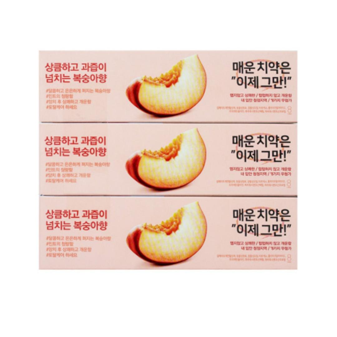 플레시아 피치민트향 치약 120g x 3개
