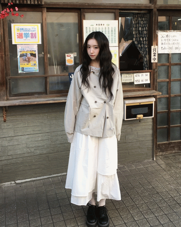 데이빈 [국내제작🥀/키치무드] 이노 매트 언발 롱 sk