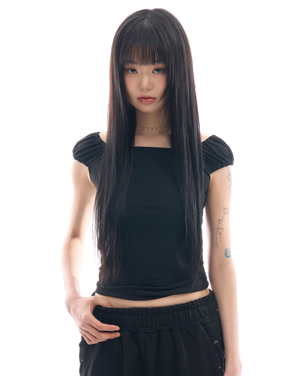 블루밍 퍼프 슬림 티