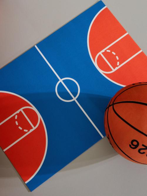 Court Graphic Utility Mat