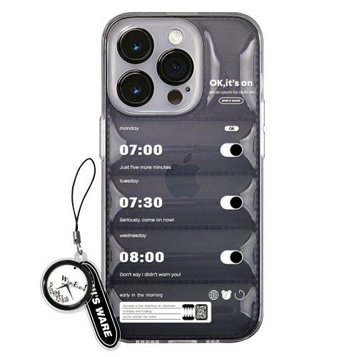 [아이폰15추가] ALARM PADDING CASE WHITE