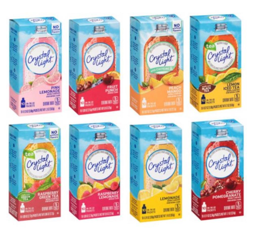 크리스탈라이트 10개입 (복숭아 아이스티 다이어트 레몬에이드 무가당) 디자인워터