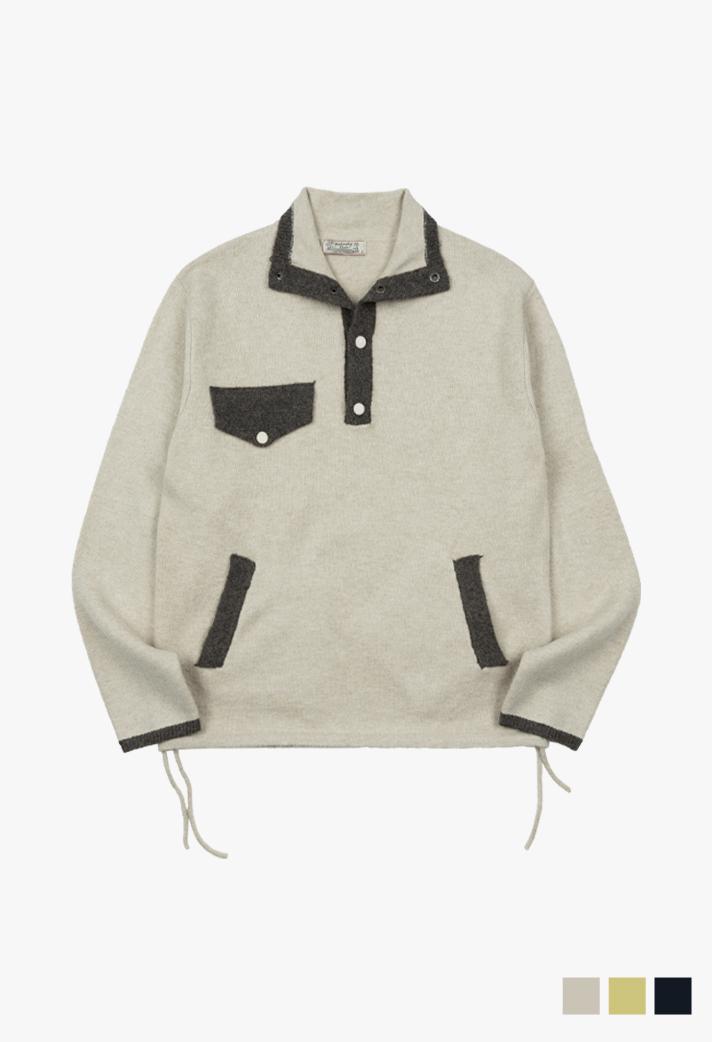 W/올웨이즈 보카 아노락 니트 3color