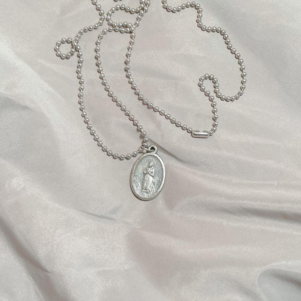 ST. BERNADETTE silver necklace  베르나데타 실버 목걸이