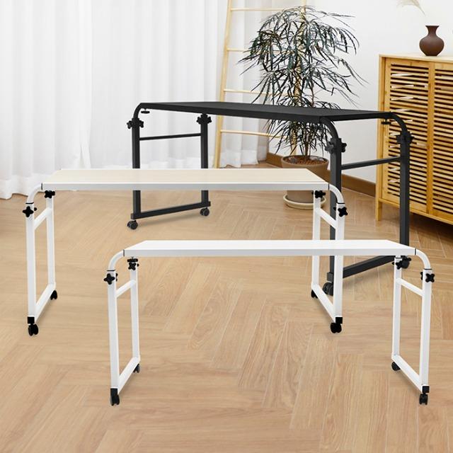 바네스데코 침대 소파 기본형 다용도 이동식 간이 보조 철제 랩탑 노트북 사이드테이블
