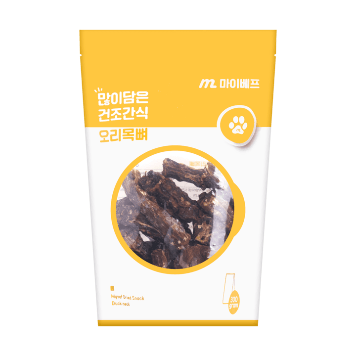 마이베프 많이담은 건조간식 오리목뼈 300g