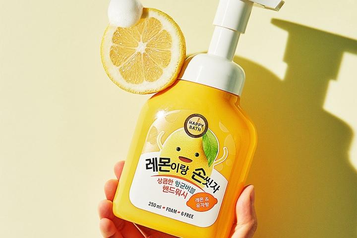 [10%쿠폰]해피바스 손씻자 버블 핸디워시 250ml 1개(옵션)