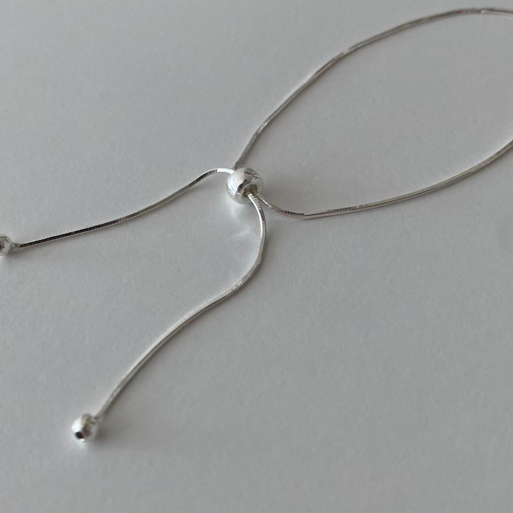 925실버 Loose chain 은팔찌