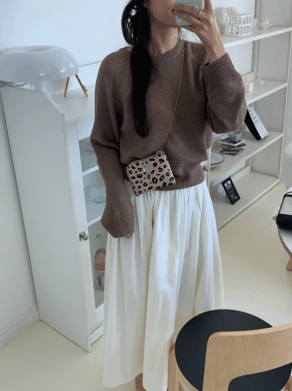 [탄탄소재] 빌리 셔링 코튼스커트 3color