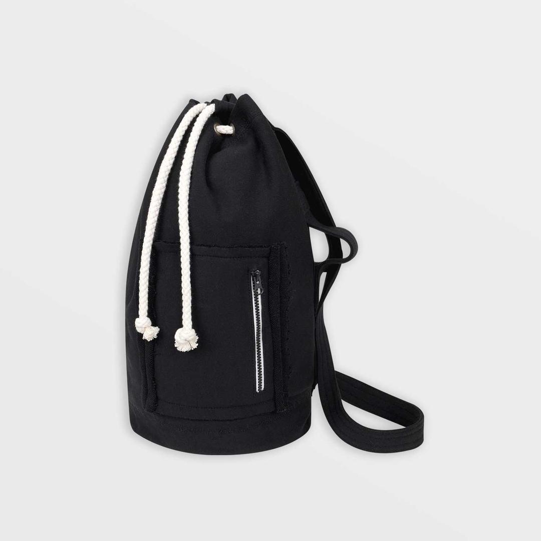 [2월 13일 18:00 발매 예정] Rover Raw String Cross Bag (Black)