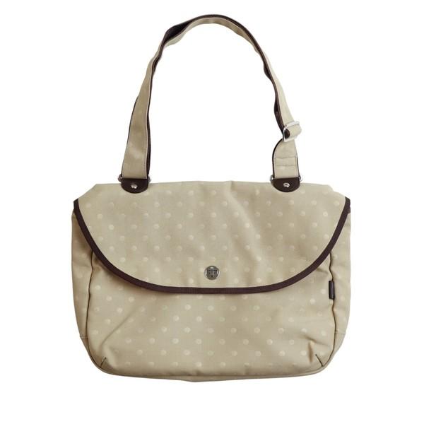 [PORTER GIRL] 라이트 도트 캔버스 레더 메신저백