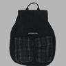 CHECK MIXED BACKPACK (BLACK)