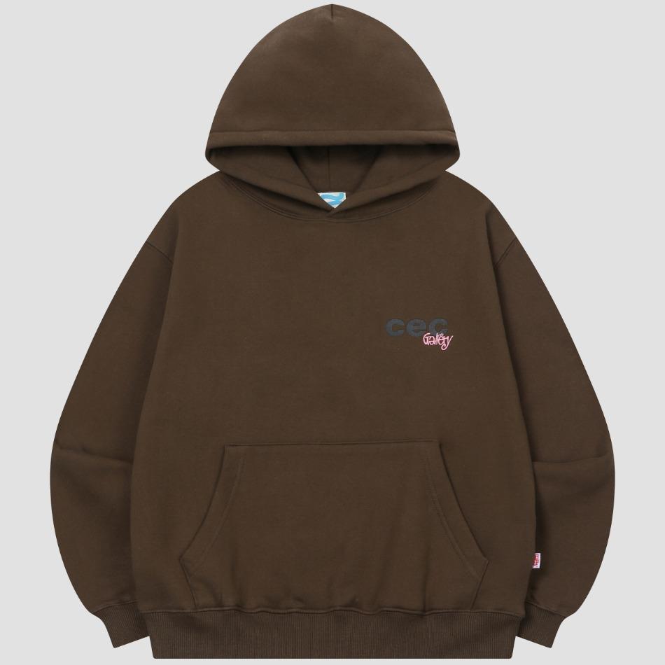 CEC GALLERY HOODIE(BROWN)