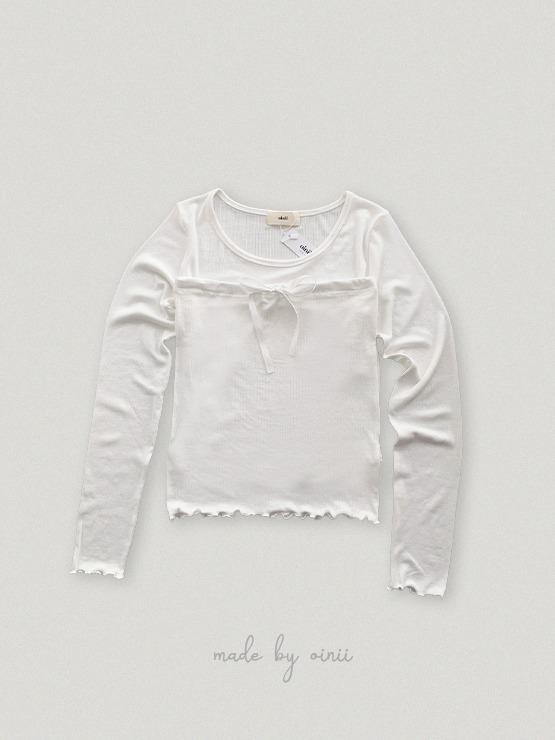 [o,rosy] vivian top set - 2color