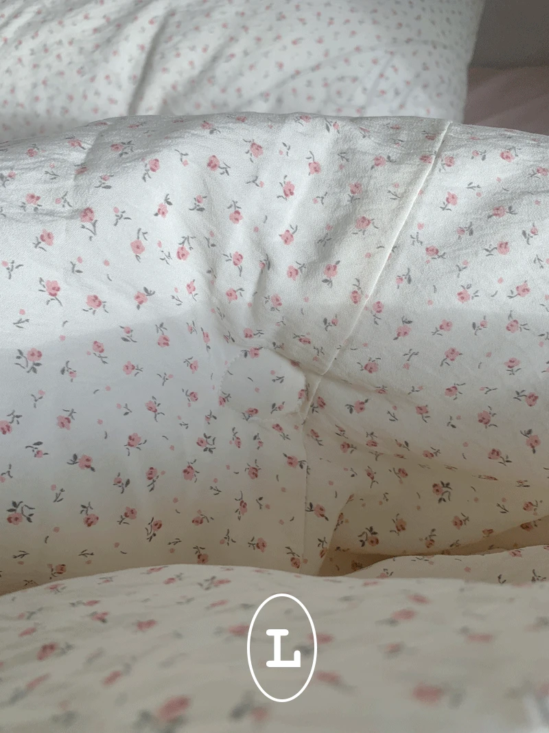 이불 (pink flower)