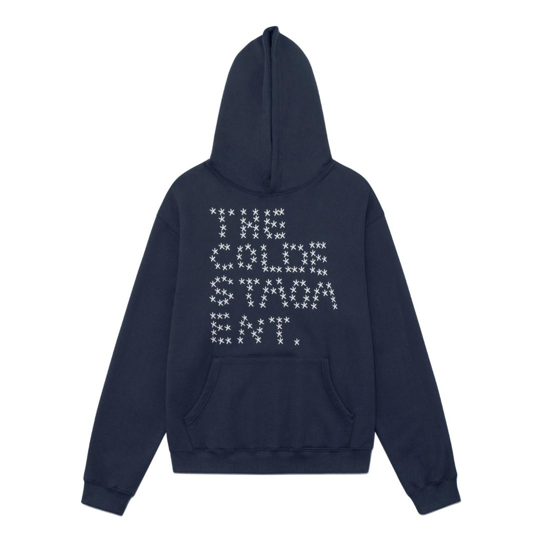 TCM star dot hoodie (navy)