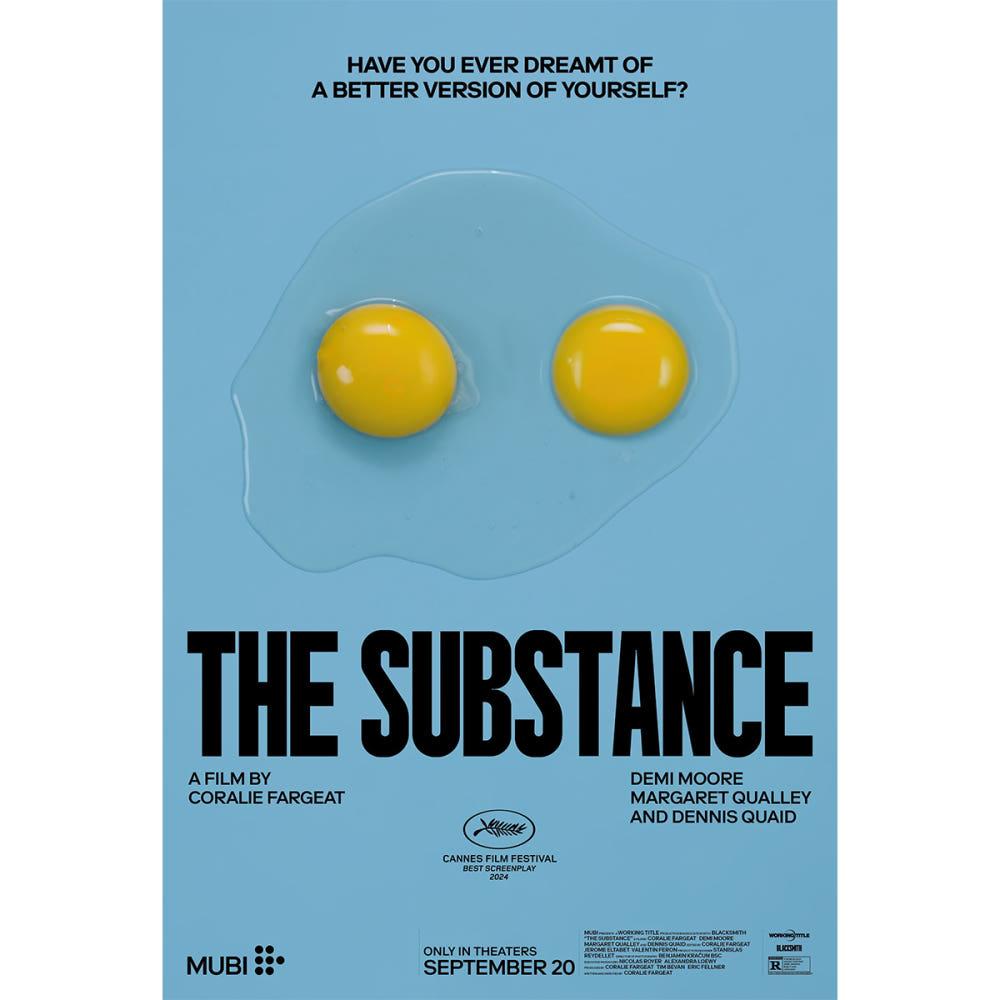 DMZ-380 서브스턴스 영화포스터 A4 데미 무어, 마가렛 퀄리