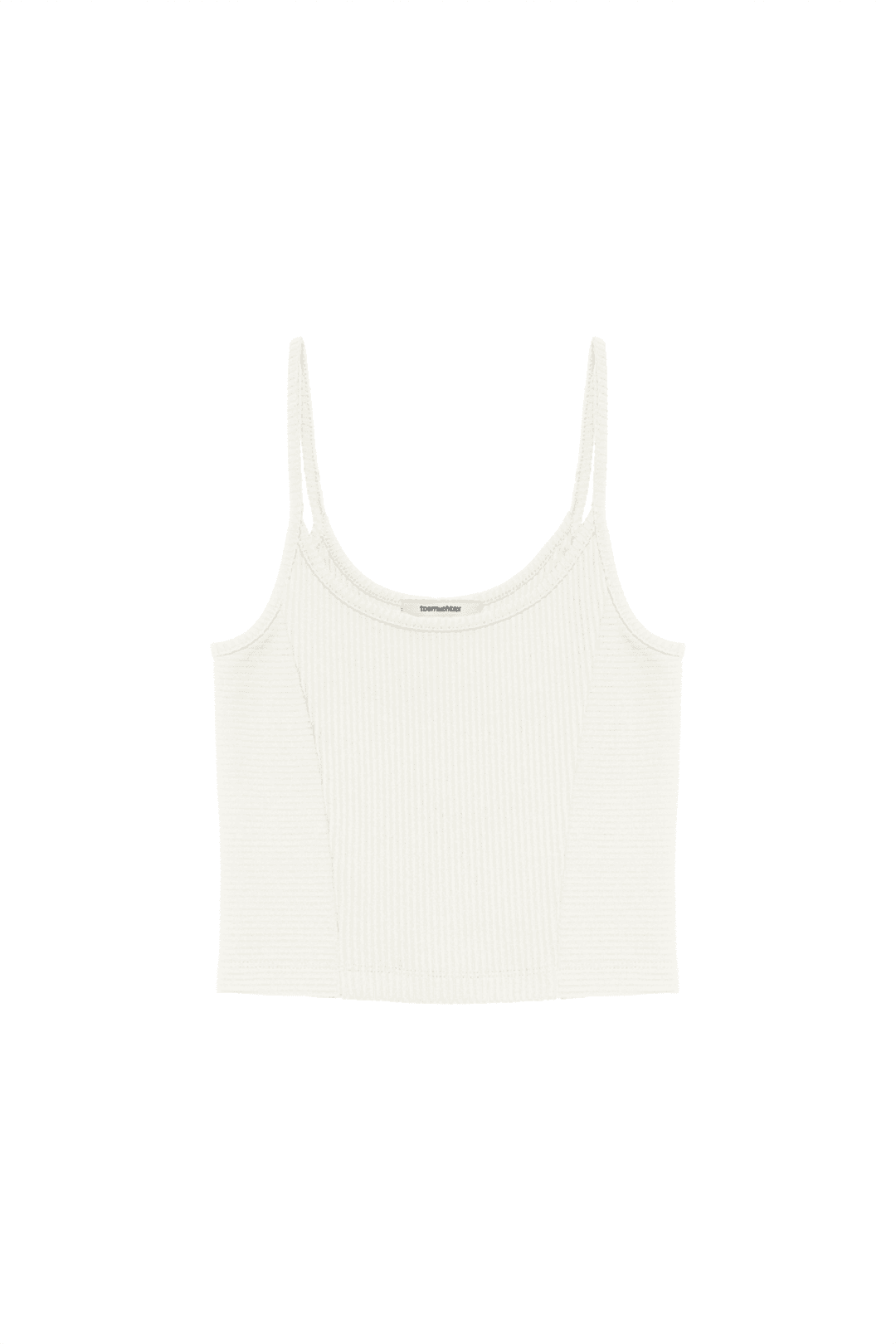 RIBBED TANK TOP (IVORY)