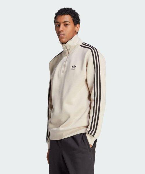 3S 하프집 스웨트셔츠 - 크림 / IL2498