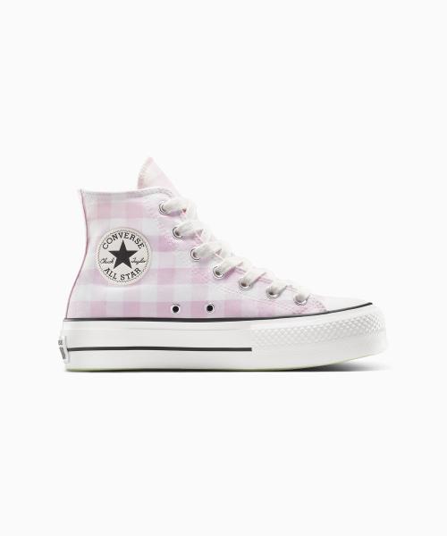 컨버스(CONVERSE)  척테일러 올스타 리프트 깅엄 빈티지 화이트 A13663C - 사이즈 & 후기 | 무신사