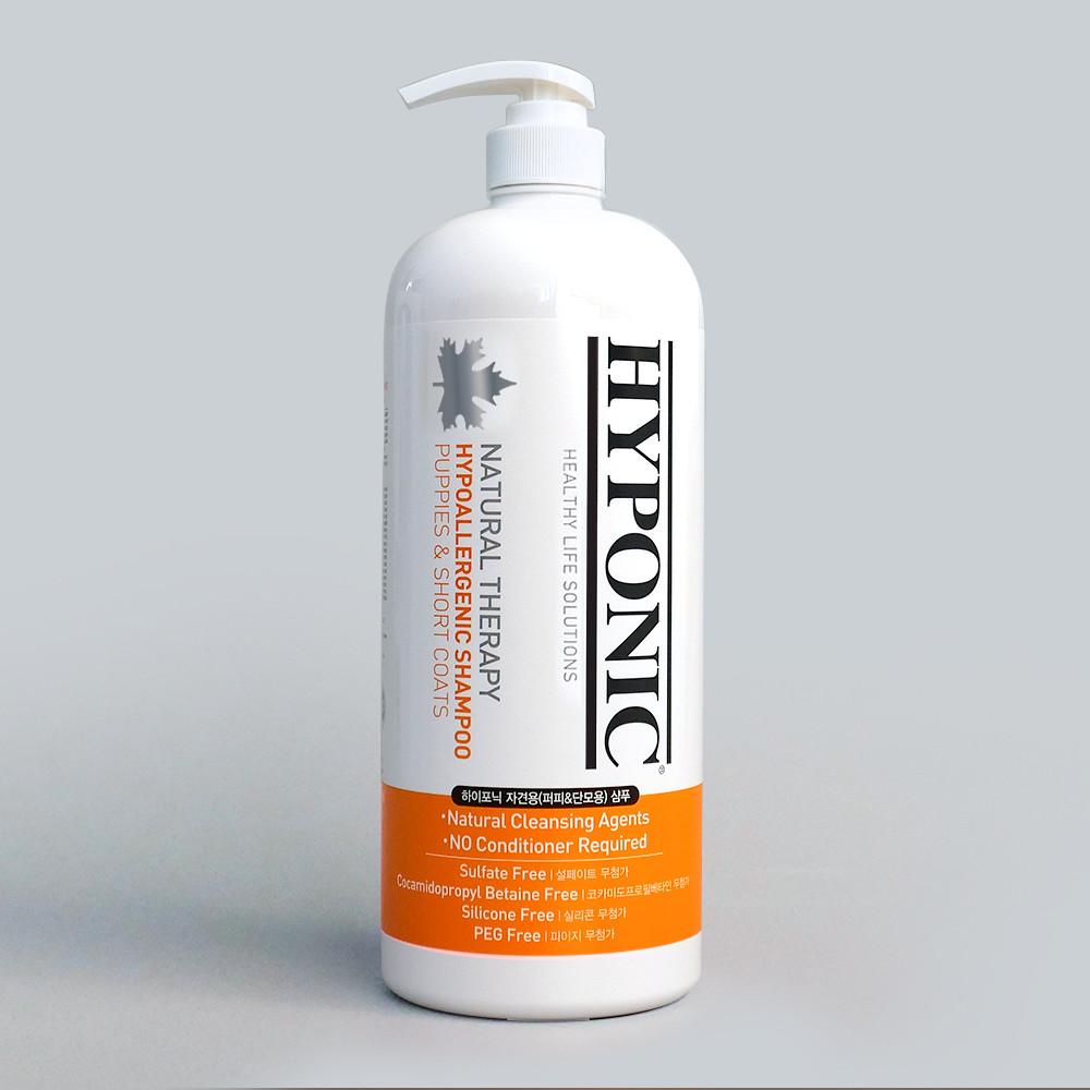 하이포닉 퍼피&단모용 샴푸 1500ml 강아지샴푸 애견샴푸 보습 천연성분 닥스훈트 대용량