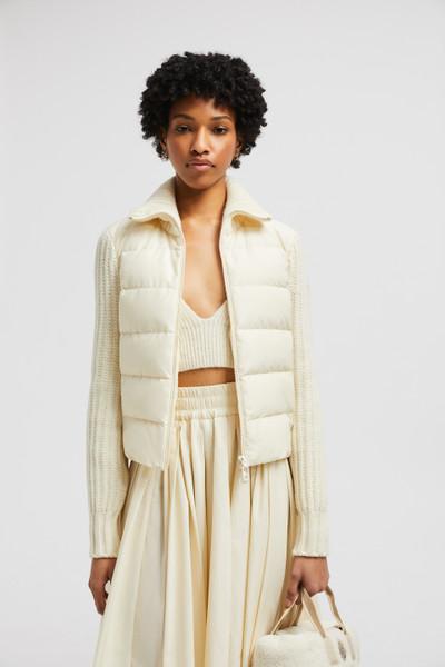 패딩 울 & 캐시미어 집업 카디건