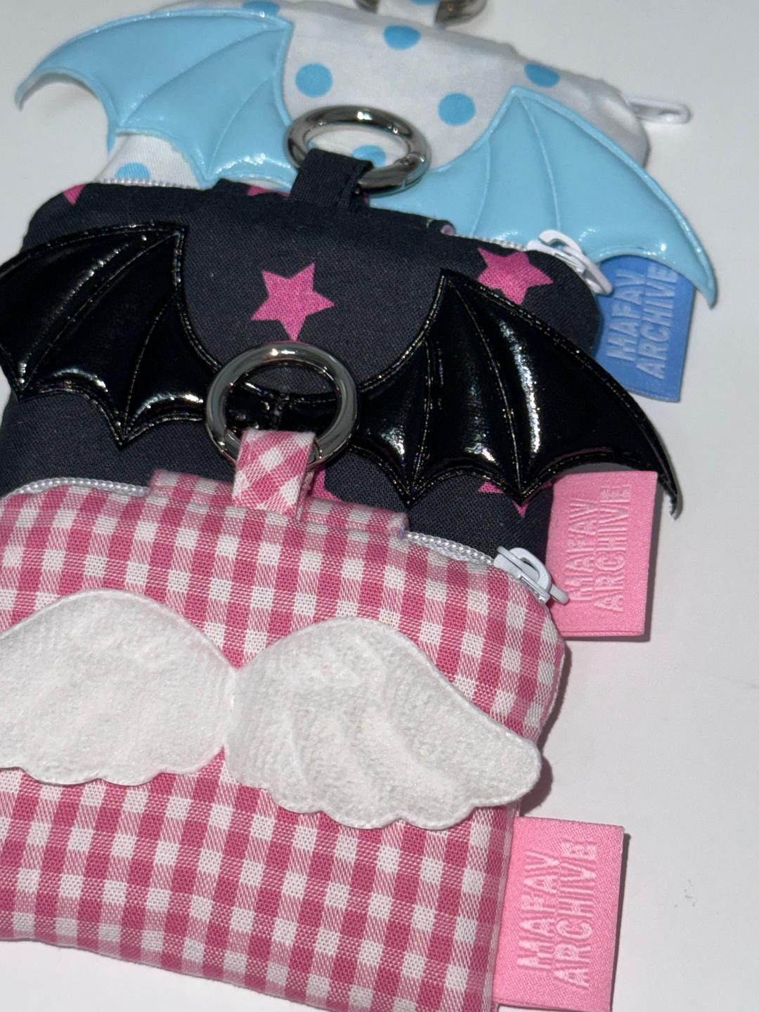 angel devil tiny pouch (3 types)