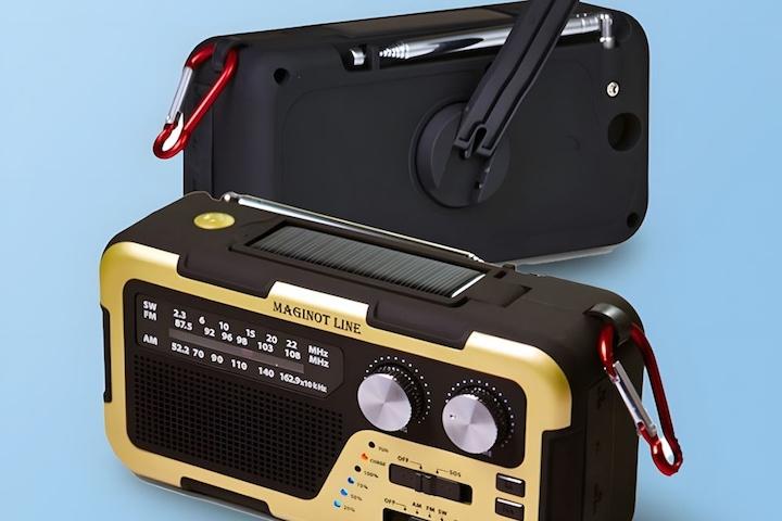 재난방지 휴대용 크랭크 라디오