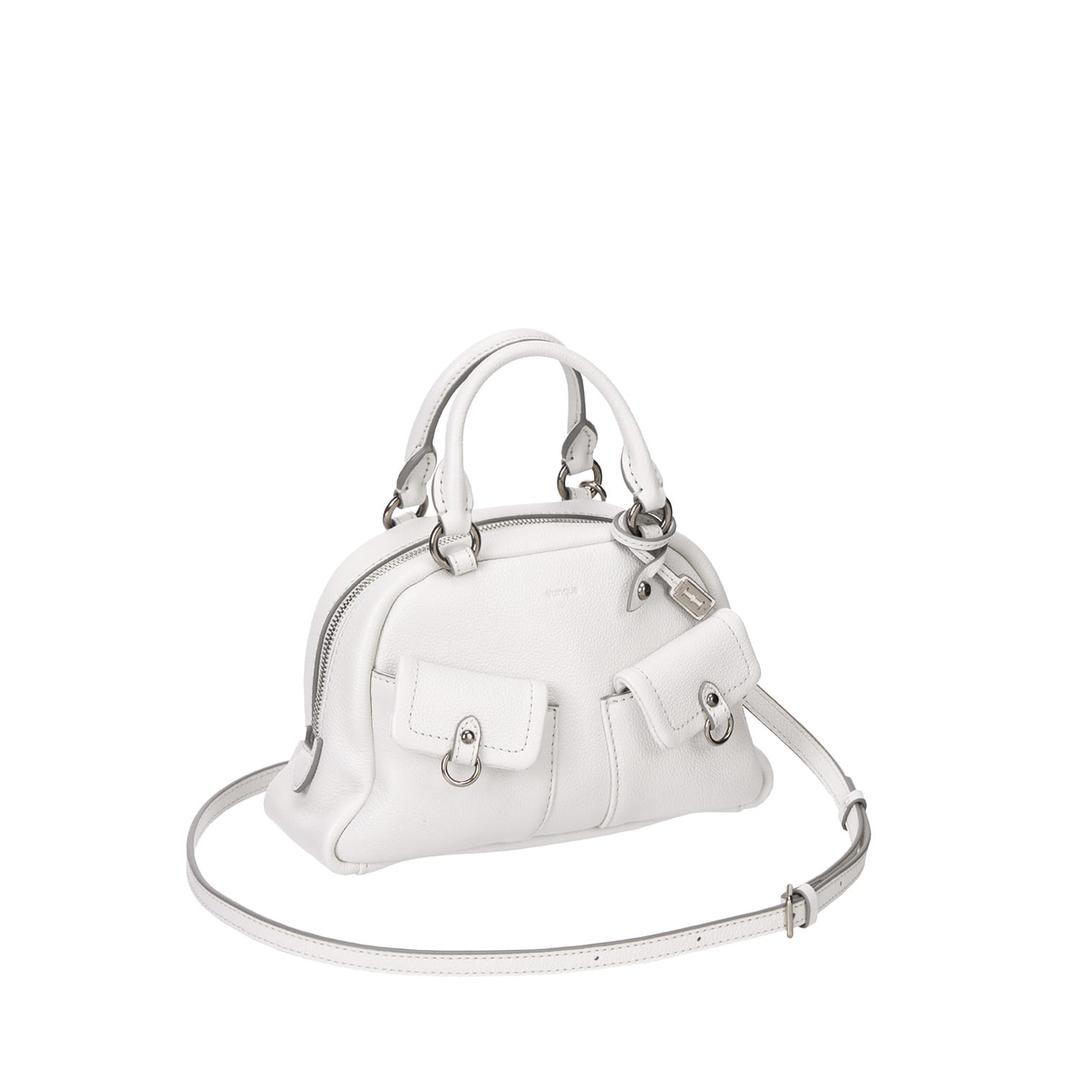 Toque Pocket Tote Piccolo (토크 포켓 토트 피콜로) Pure Beige