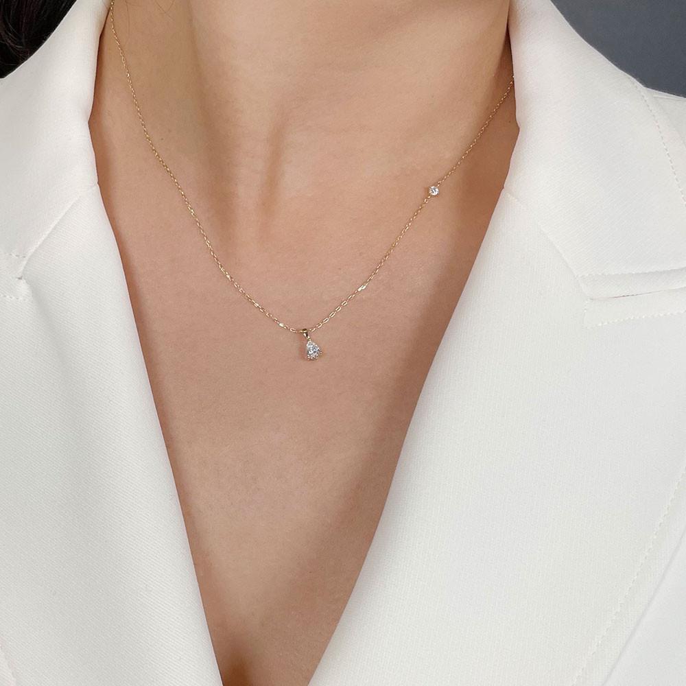 [스테이잼 ] 14K 18K 페어컷 시그니티 포인트 N