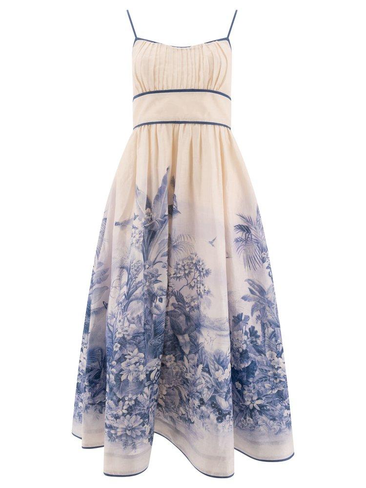Zimmermann Wylie Floral Printed Picnic Dress