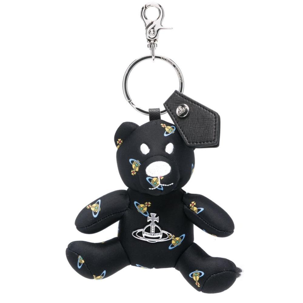 [시즌] 비비안웨스트우드 테디 베어 키링 베이비 ORB 패턴 블랙