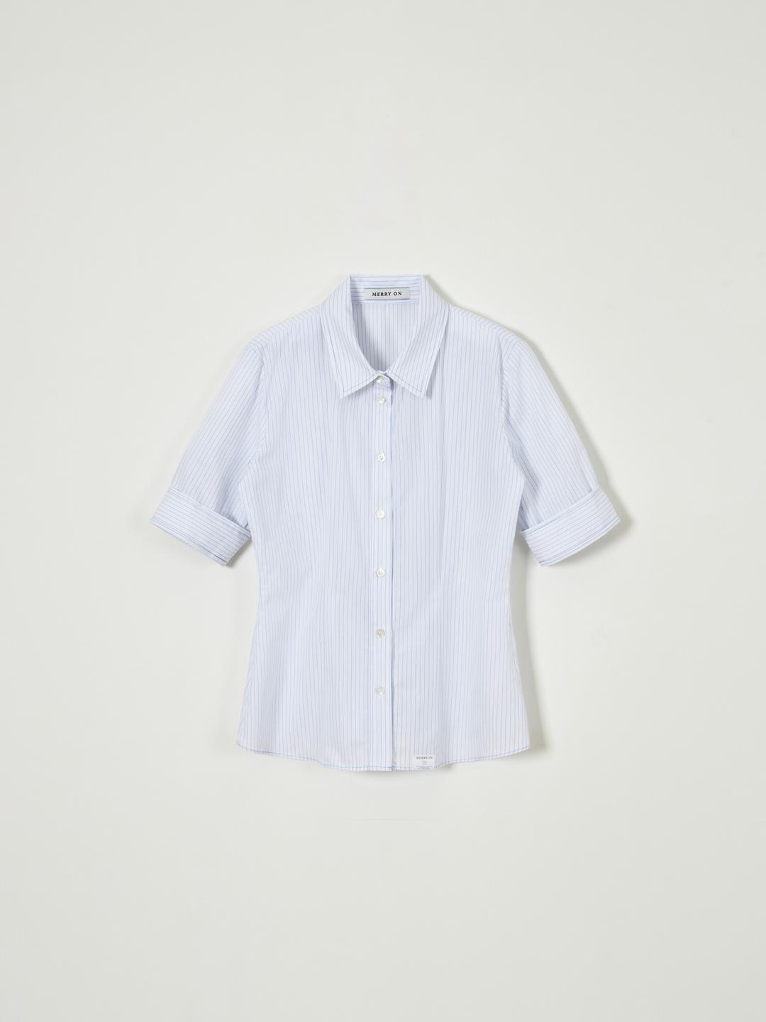 포인 5부 셔츠[WHITE]*오늘 출발