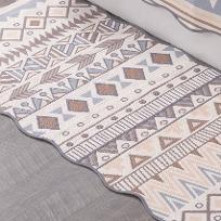 클로이 오렌지 워셔블 자카드 소파매트 4인 65x240