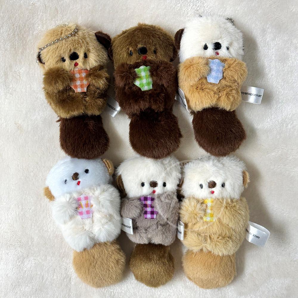 가챠 니코야마 포케 푸카푸카 해달 키링 6종