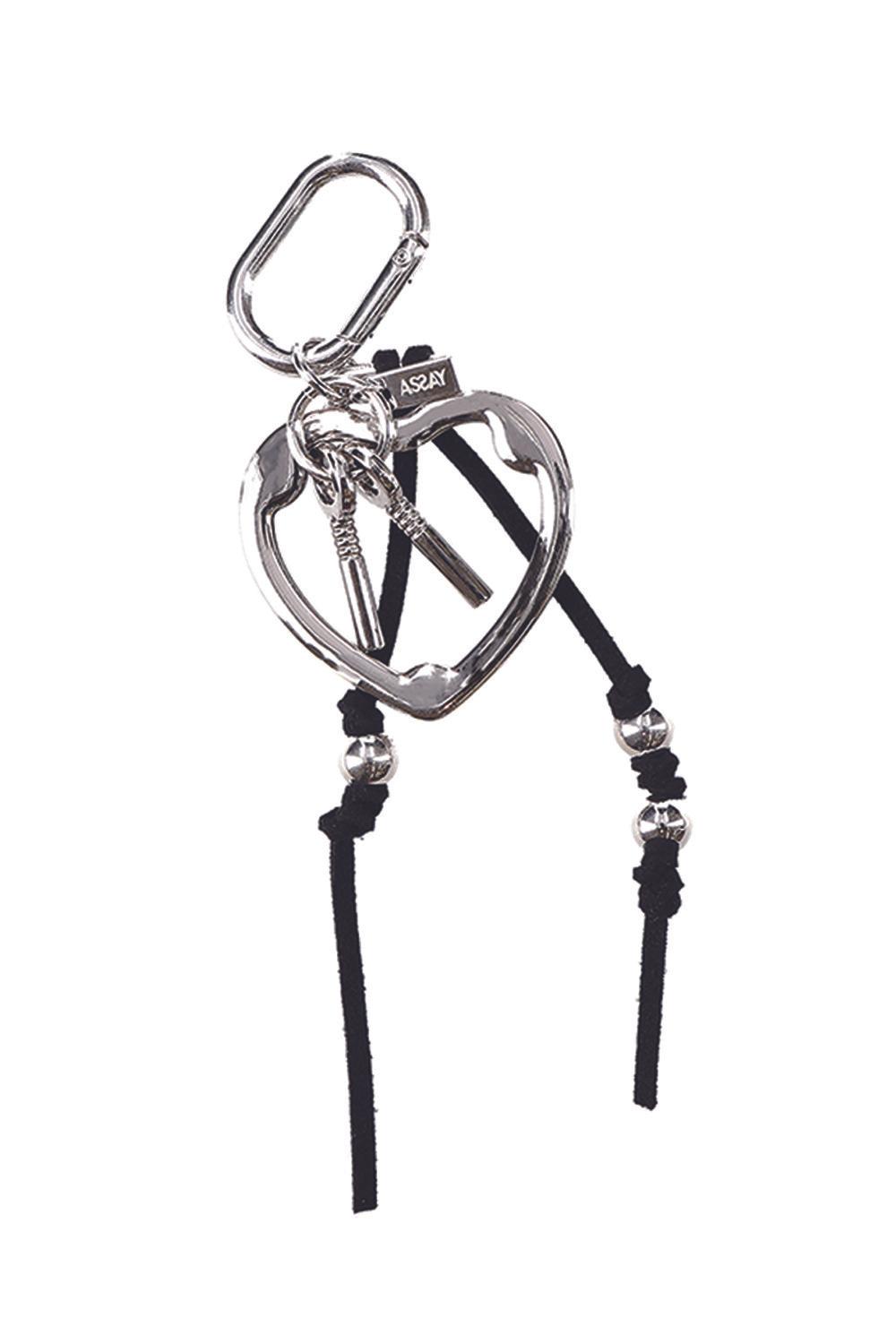 BIG HEART LOCK KEYRING