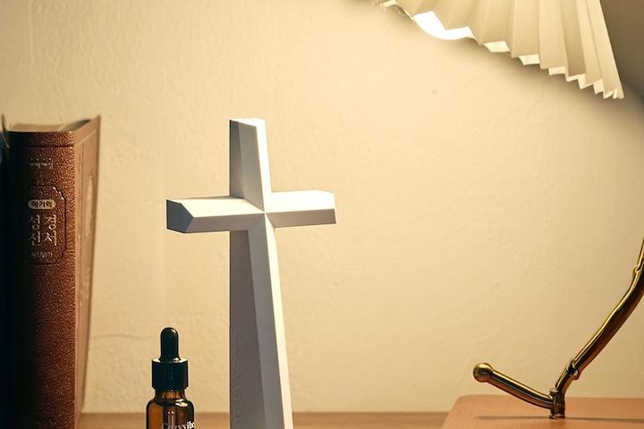 실내 디퓨저 화이트 십자가 석고방향제 대용량 실내방향제 집들이선물