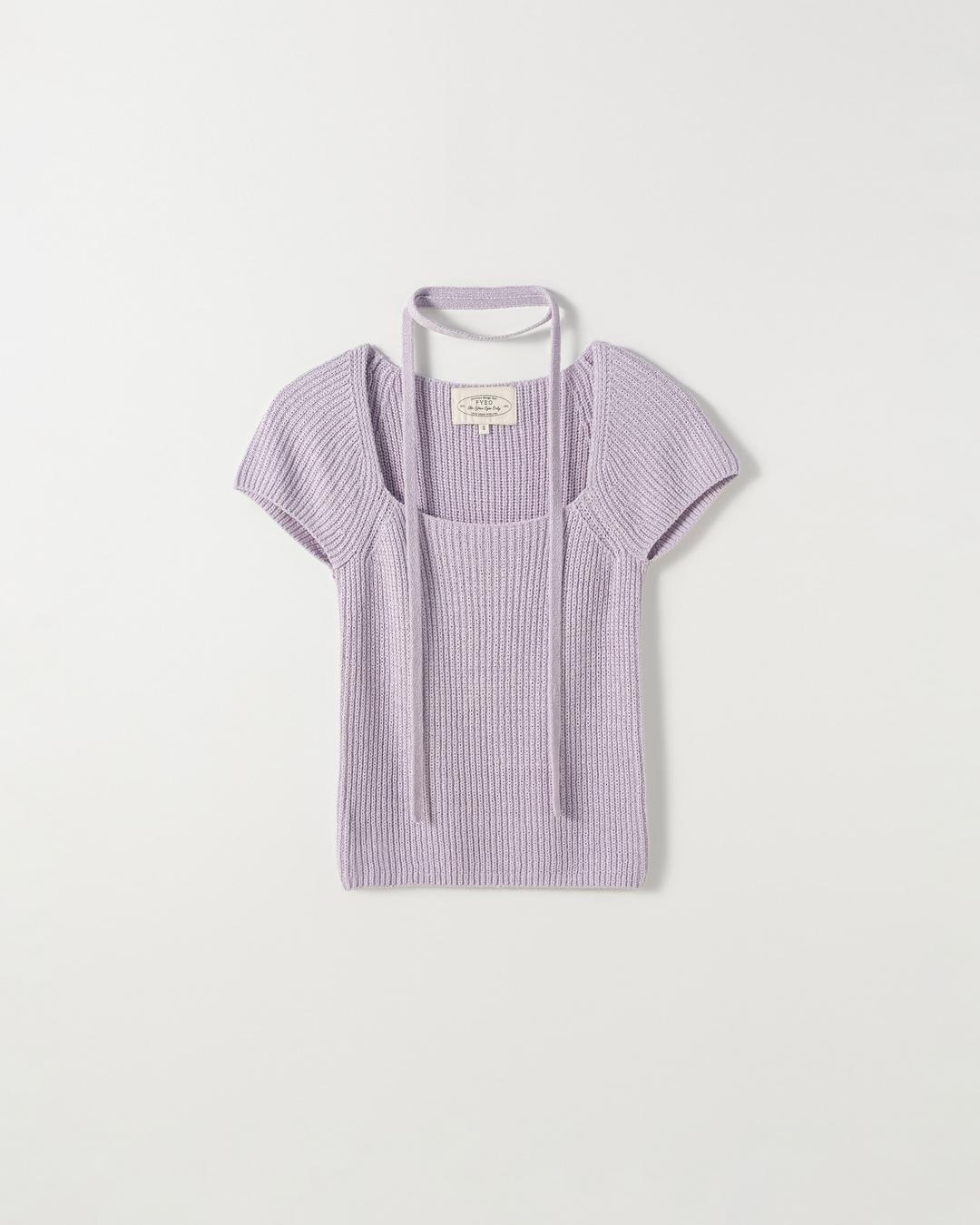 Nua Muffler Half Knit