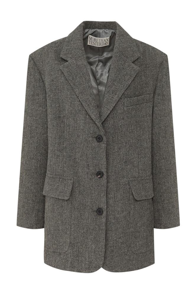 Moon Flap Patch Pocket Blazer