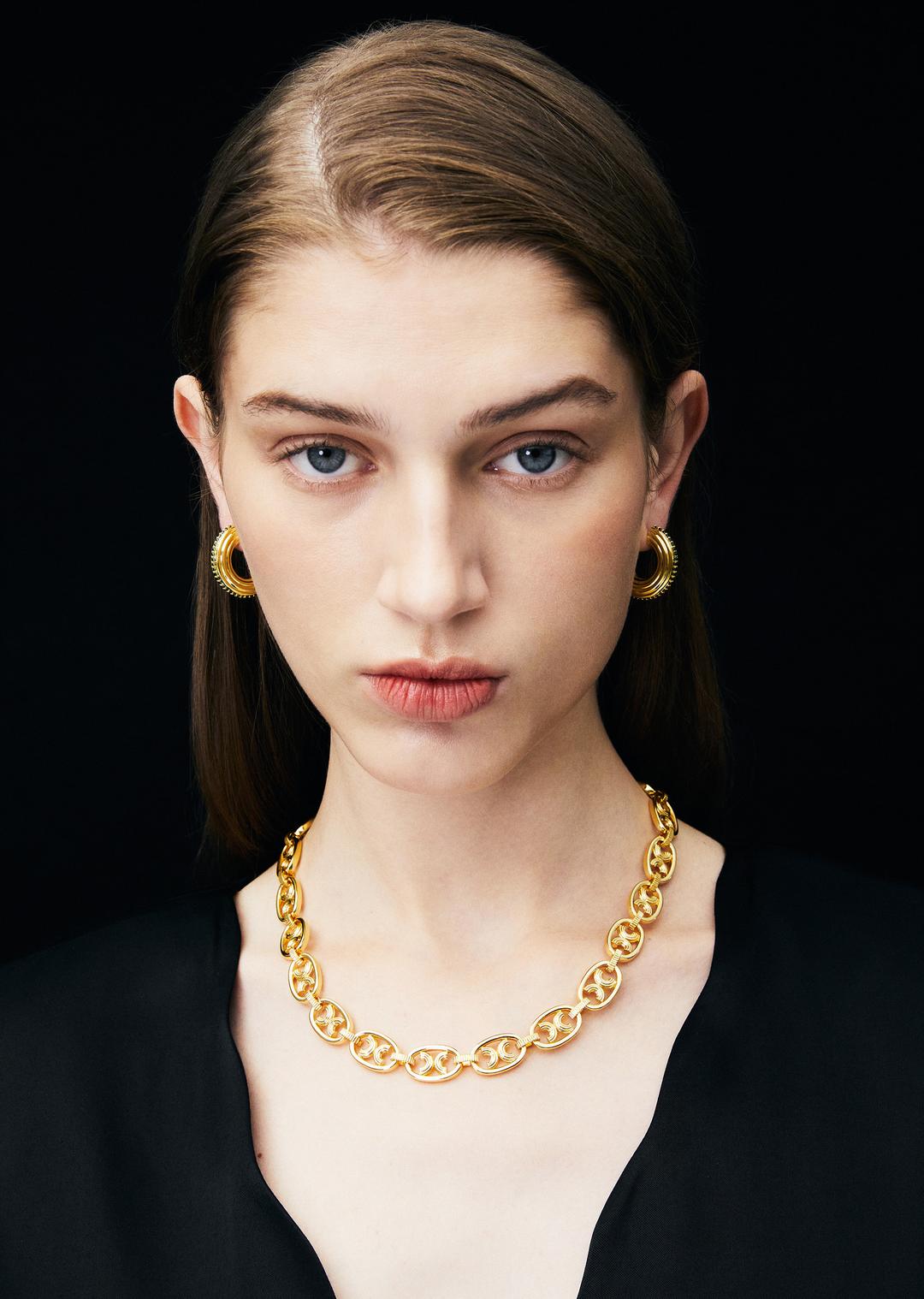 Macaroni Necklace (Gold)