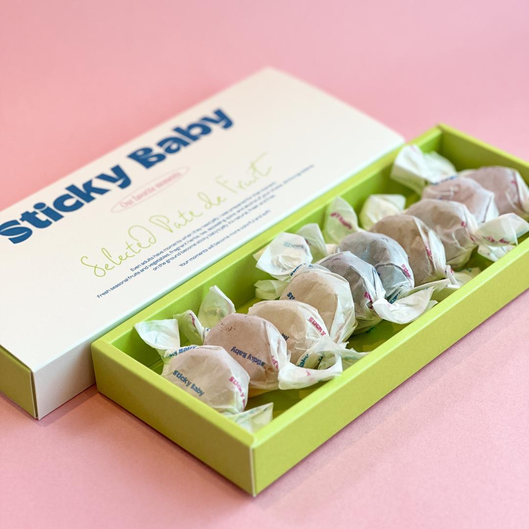 Selected Pate de fruit 스티키베이비 셀렉티드 파트 드 프뤼 프렌치 젤리 수제젤리 비건젤리