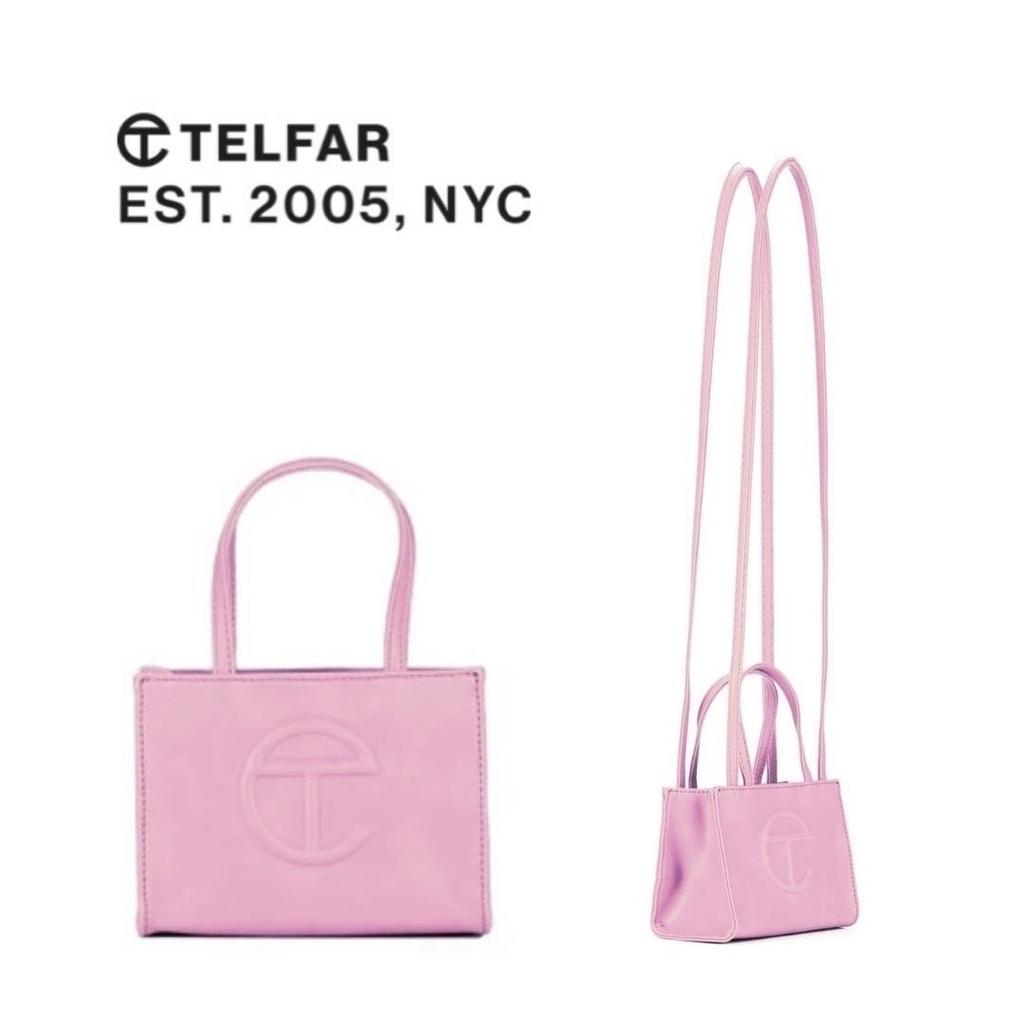 [텔파] 스몰 쇼핑백 - 버블검(베이비핑크) 컬러/Telfar Small Shopping Bag - Bubble Gum [텔파 레인보우 세일]