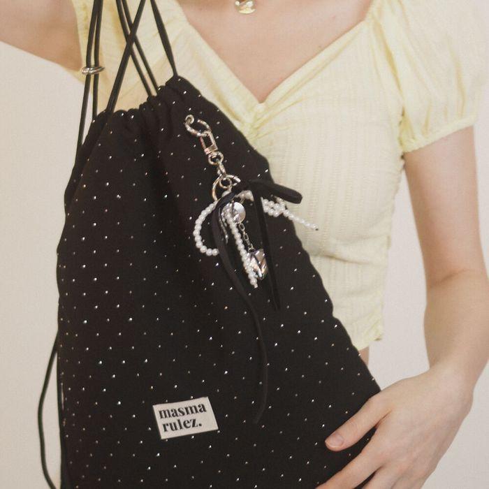 Gym sack string bag _Twilight black