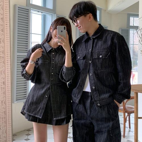 [커플] 샌더스데님세트