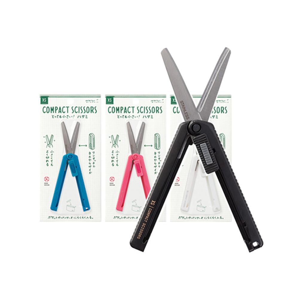 미도리 XS 컴팩트 사무용 가위 [원터치/슬라이드방식] MIDORI병행수입
