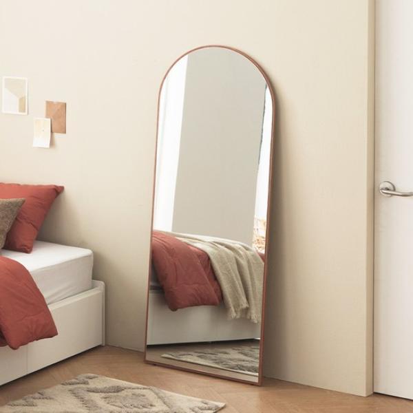 파로마 헤즐넛 노프레임 아치형 전신거울 600 착불
